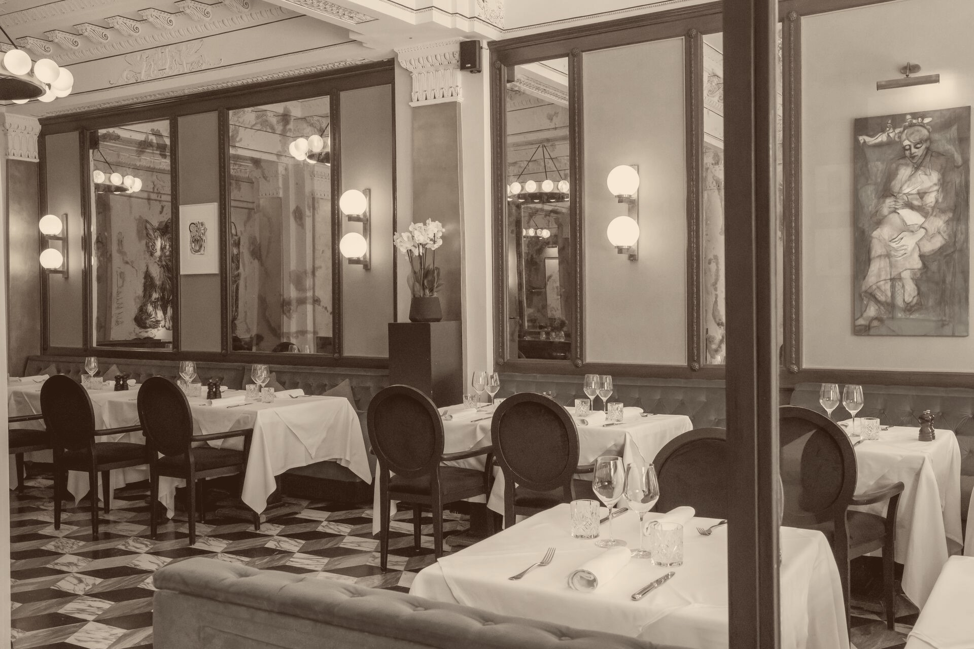Café Lyrique terrace in Geneva